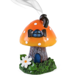 Incense Cone Holder Orange Toadstool 